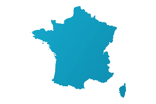 Carte de France des agences EverGlass
